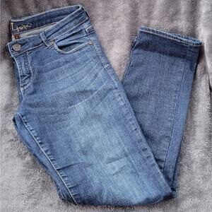 Kut From The Kloth Med Dark Wash Straight Leg Jeans Womens 6